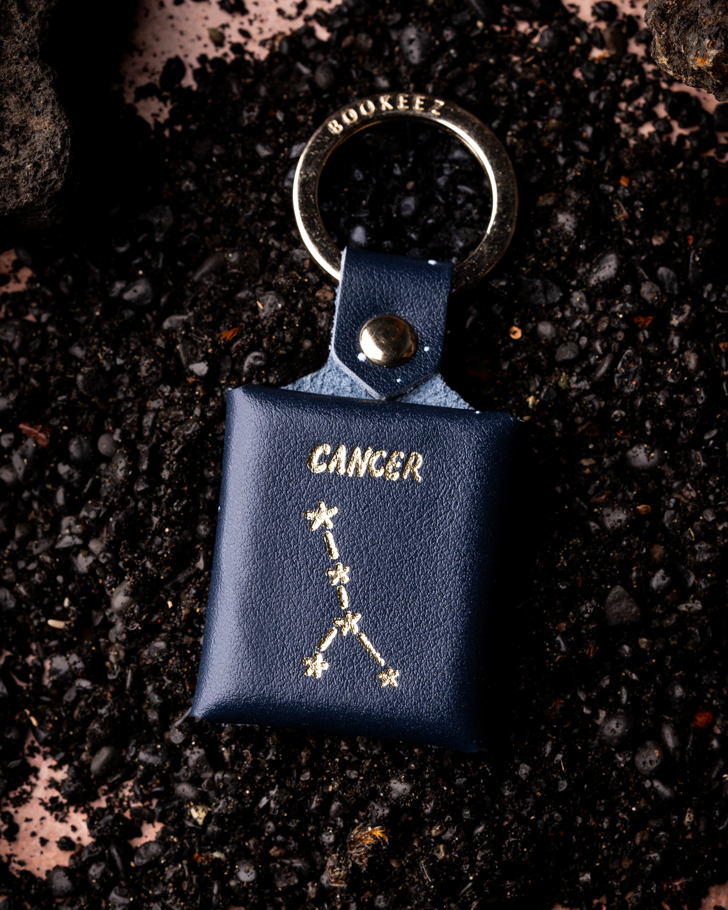 Cancer Zodiac Keychain - Personalized Mini Photo Album