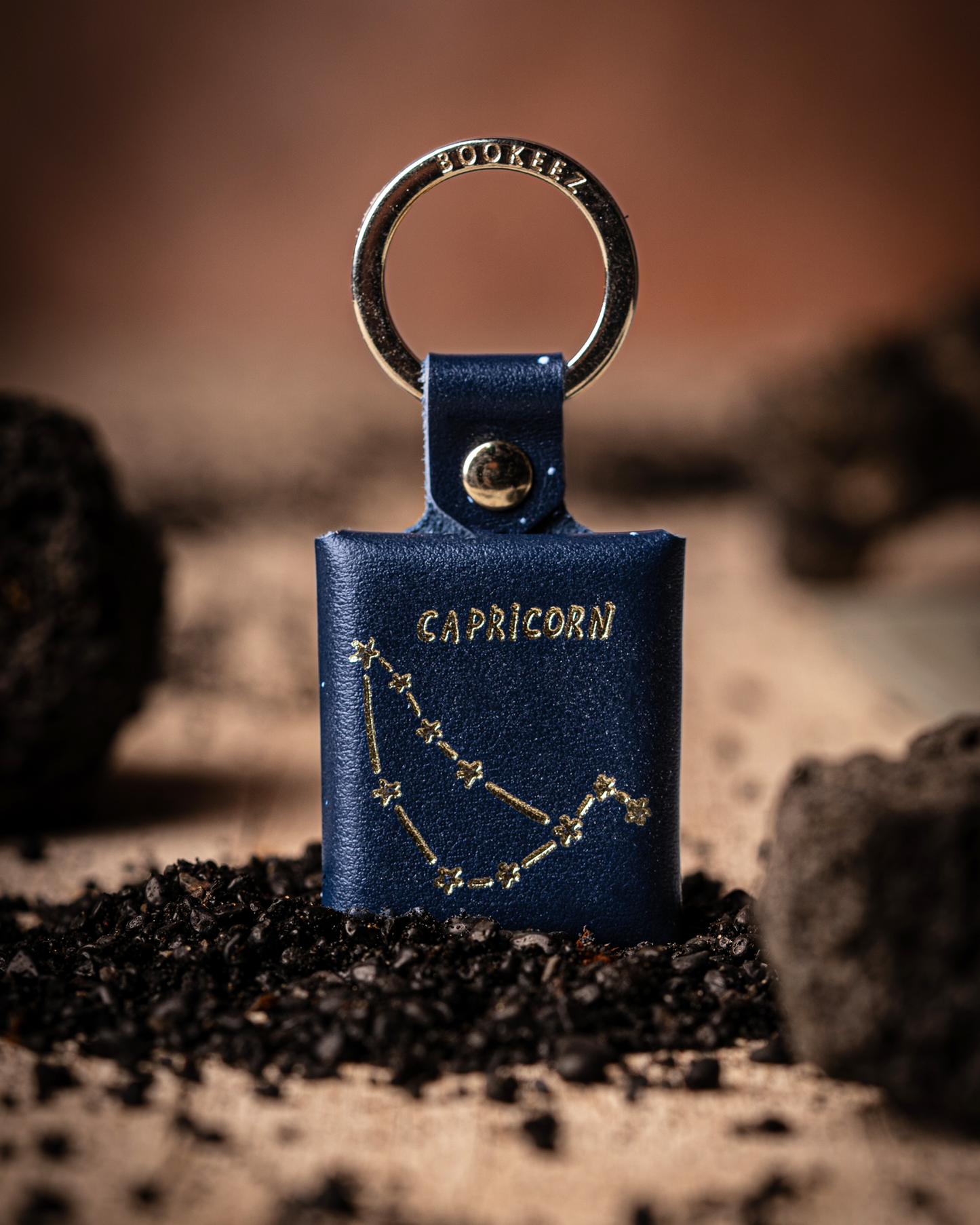 Capricorn Zodiac Keychain - Personalized Mini Photo Album