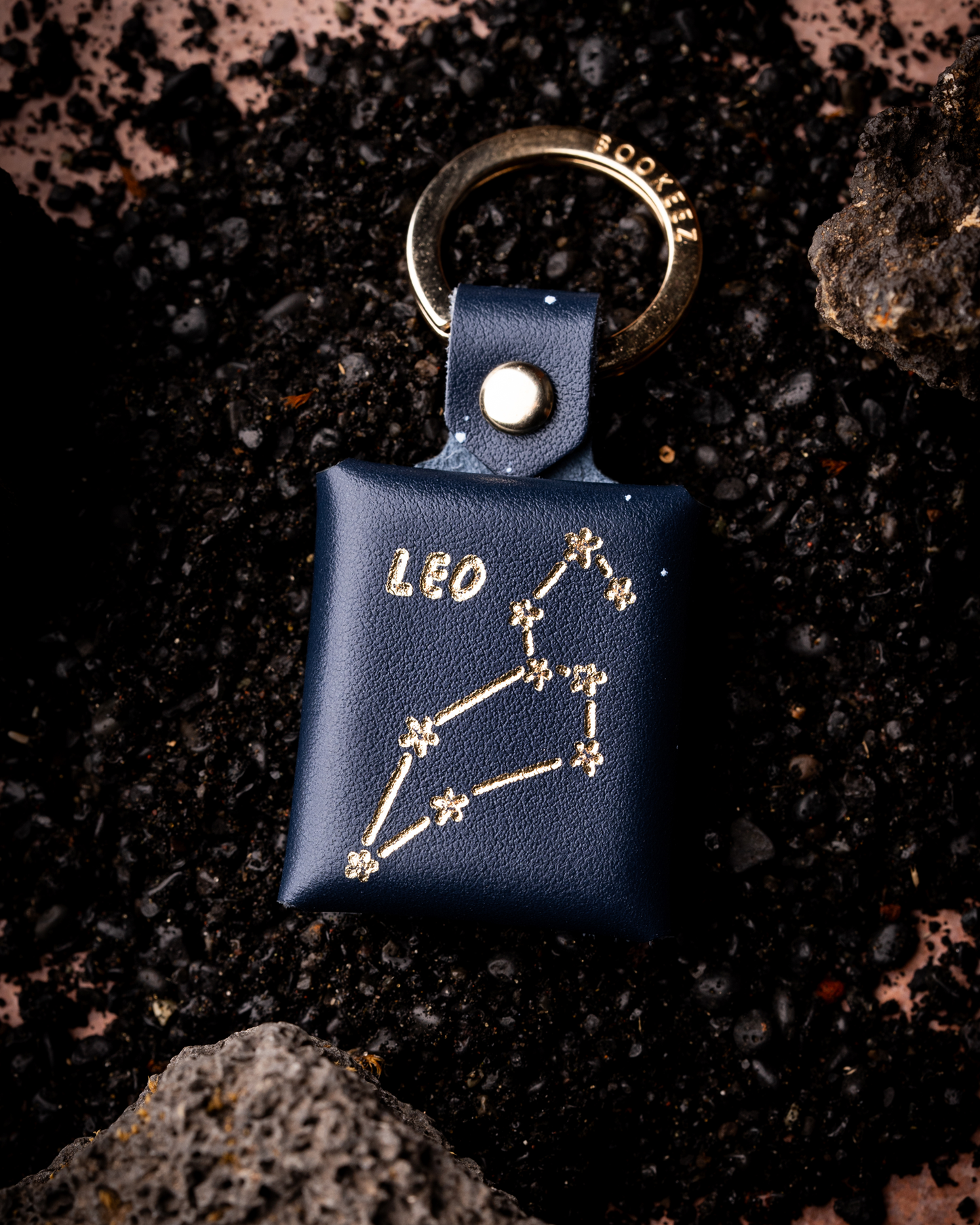 Leo Zodiac Keychain – Personalized Mini Photo Album