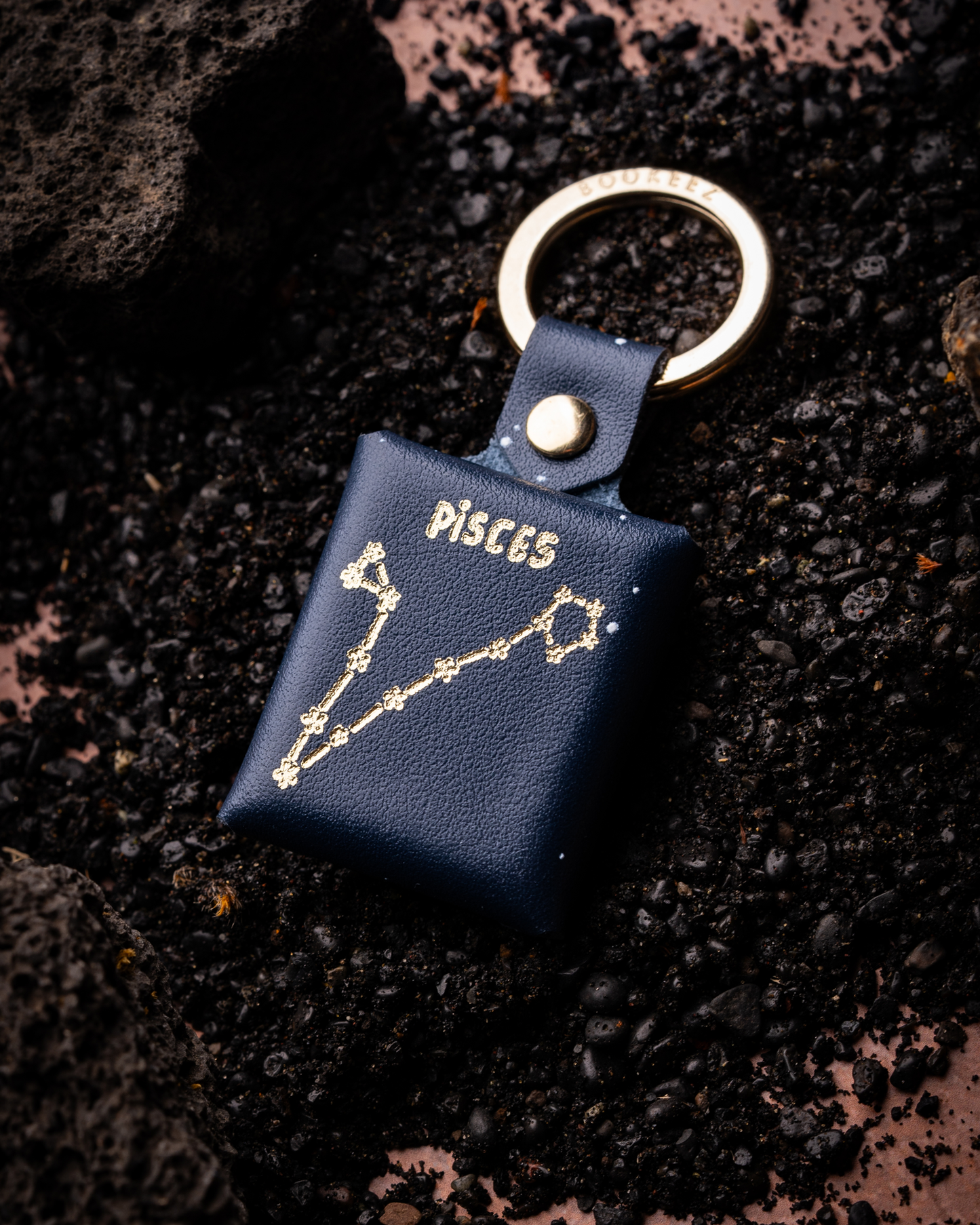 Pisces Zodiac Keychain - Personalized Mini Photo Album