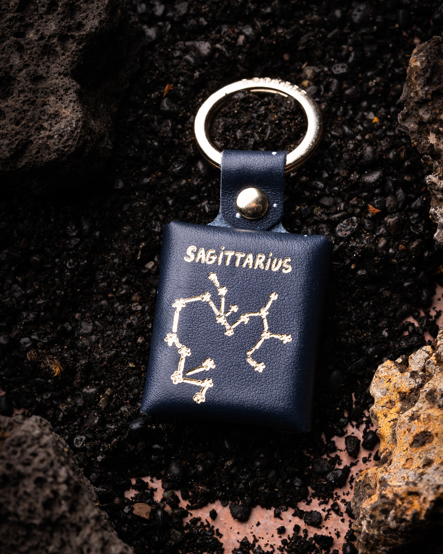 Sagittarius Zodiac Keychain - Personalized Mini Photo Album