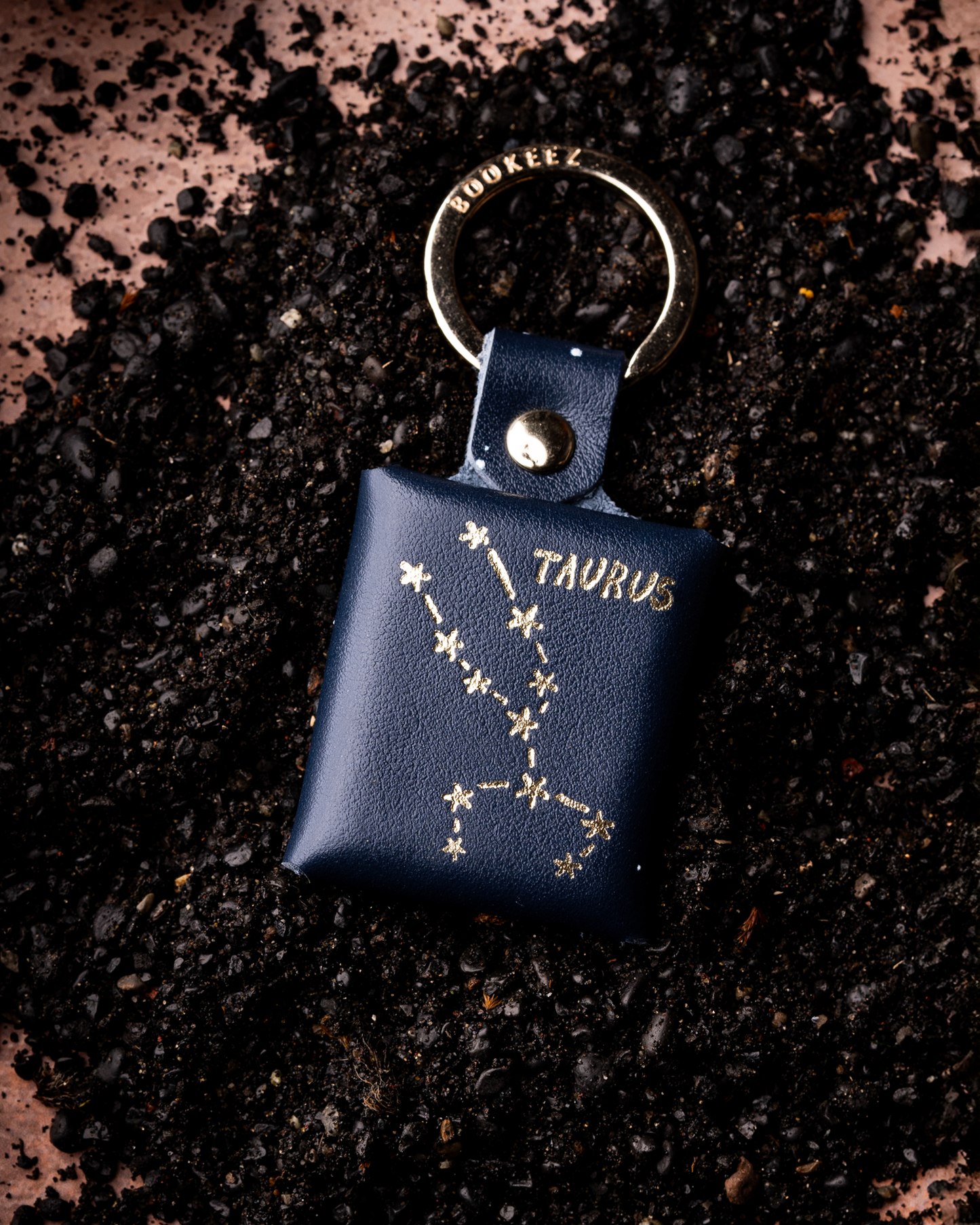 Taurus Zodiac Keychain - Personalized Mini Photo Album
