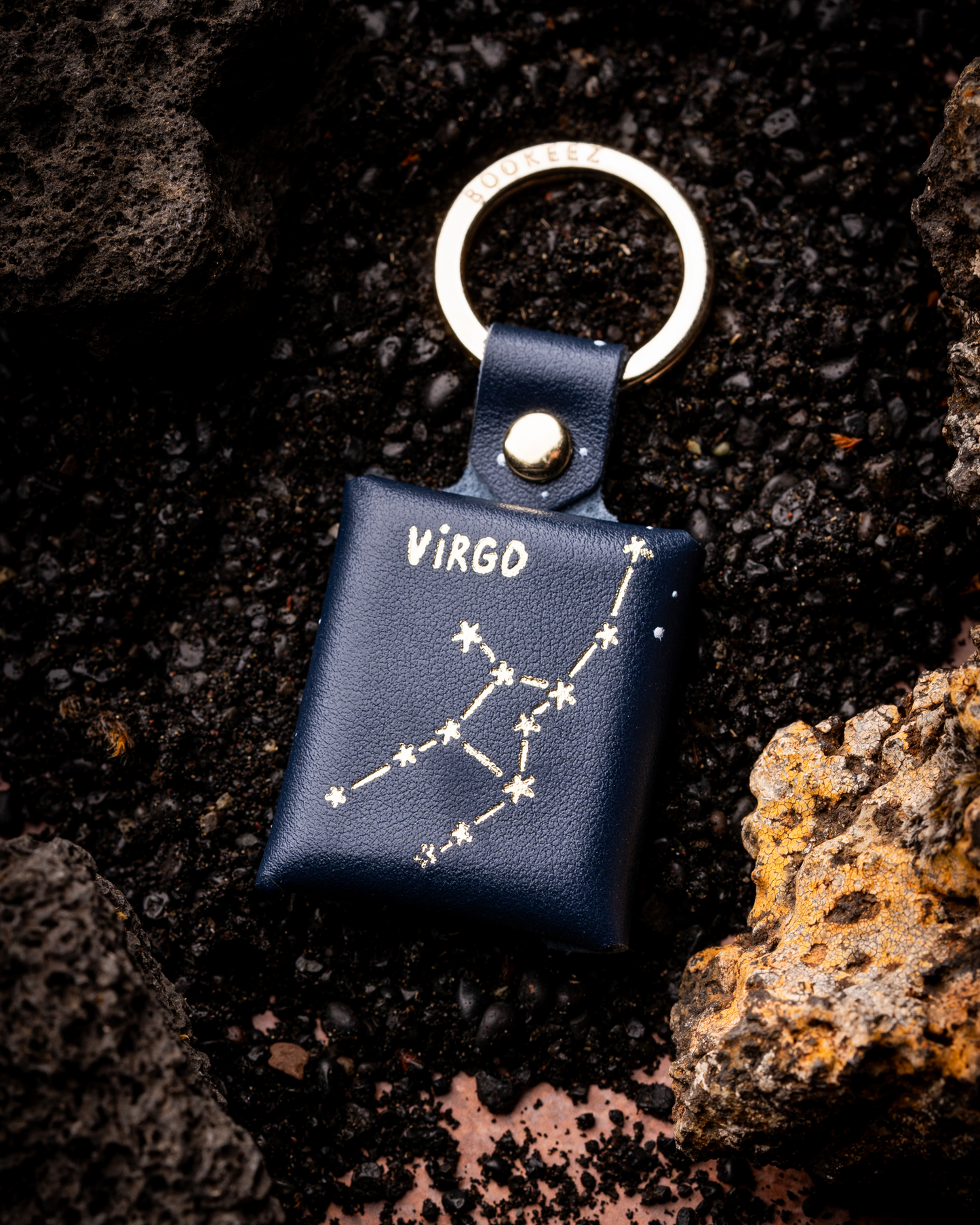 Virgo Zodiac Keychain - Personalized Mini Photo Album